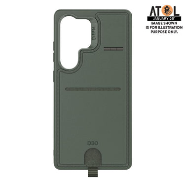EFM Berlin Wallet Case with D3O BIO for Samsung Galaxy S25 Ultra - Forest Green